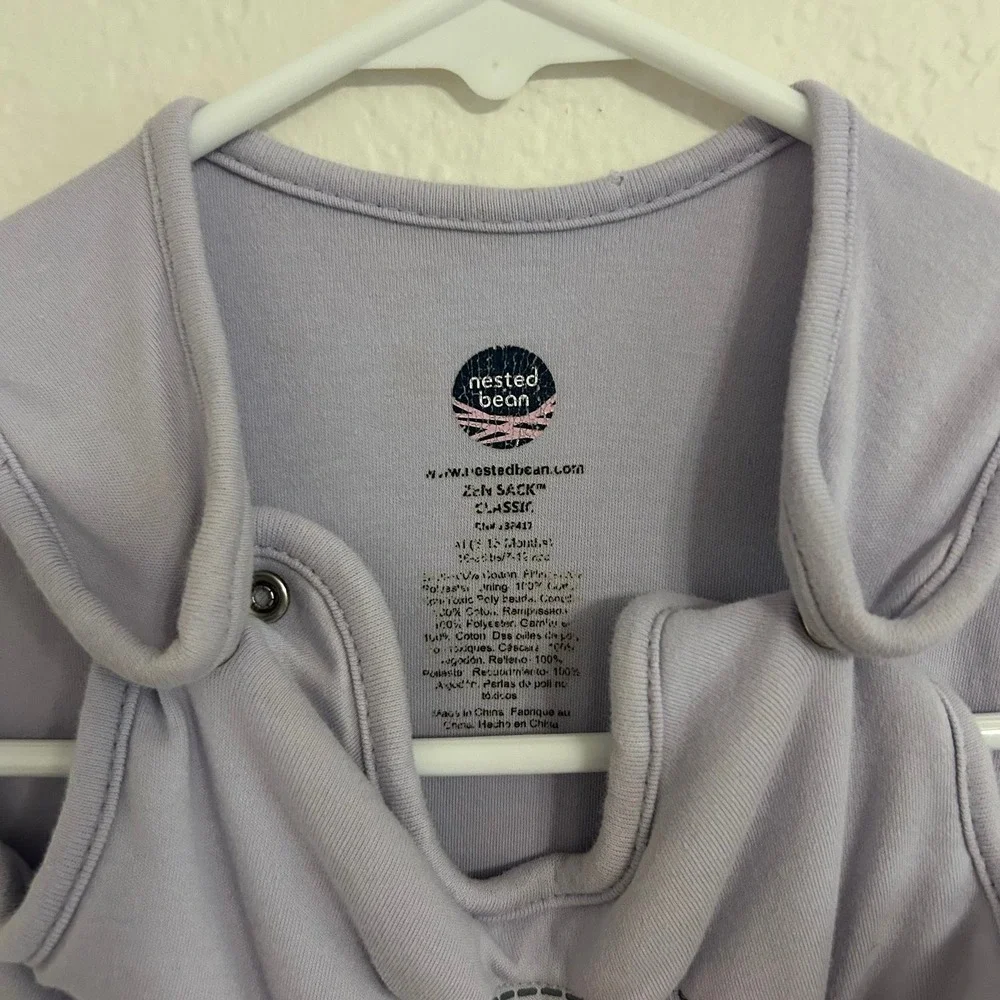 Nested Bean Zen Classic Weight Sleep Sack Lavender Medium 6-15 Months
